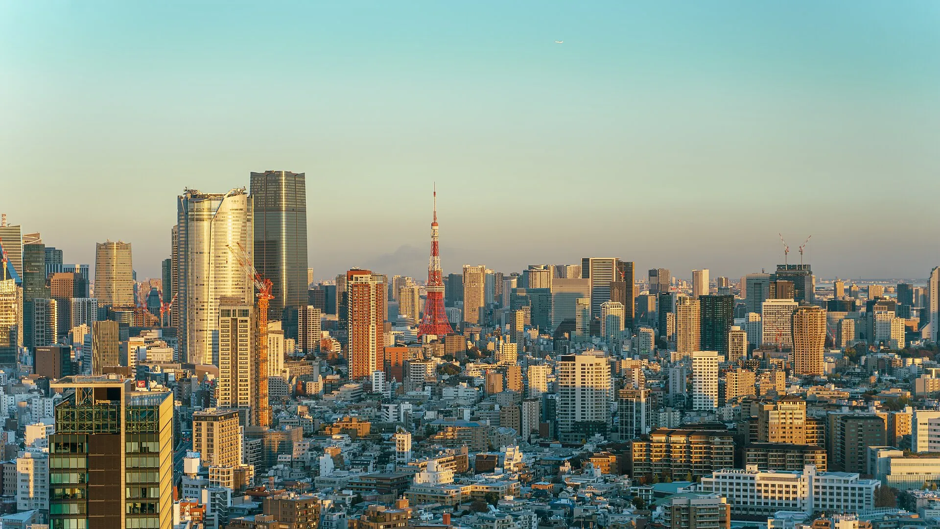 Tokyo skyline in Minato